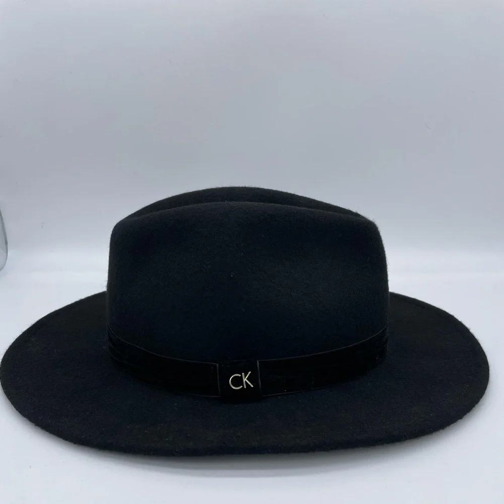 Calvin Klein Wool Wide Brim Hat